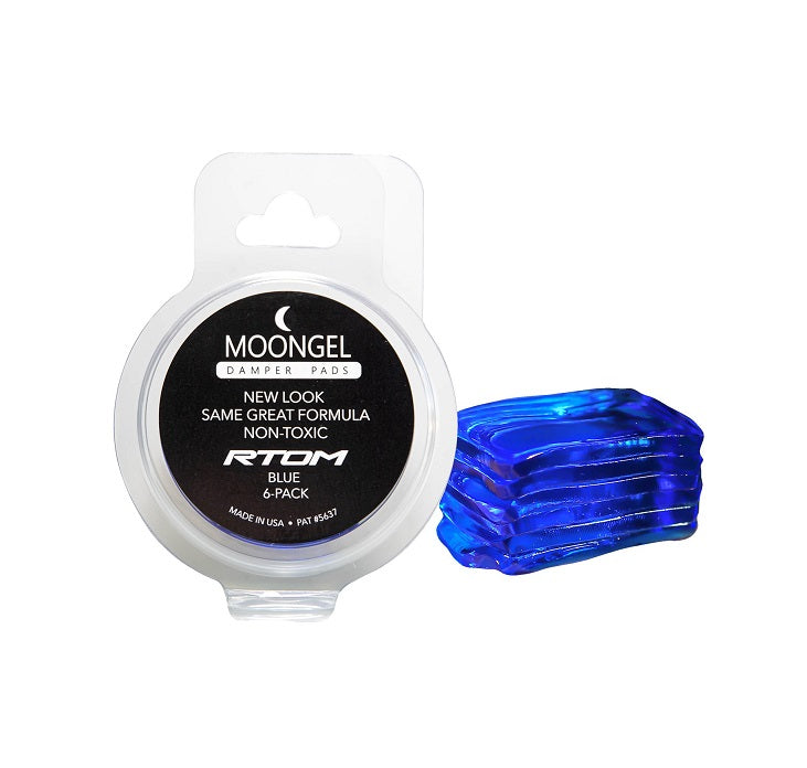 RTOM MOONGEL DRUM DAMPERS ORIGINAL (BLUE) - 6pc MG