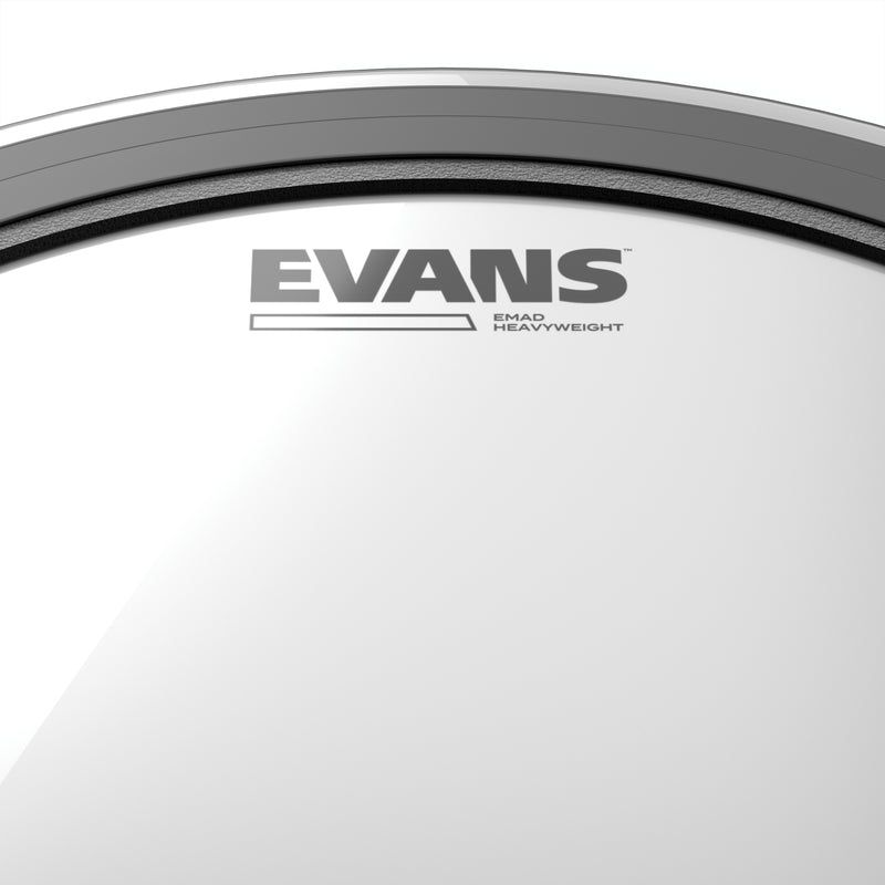 EVANS EMAD Heavyweight Clear Bass Drum Head, 18 Inch