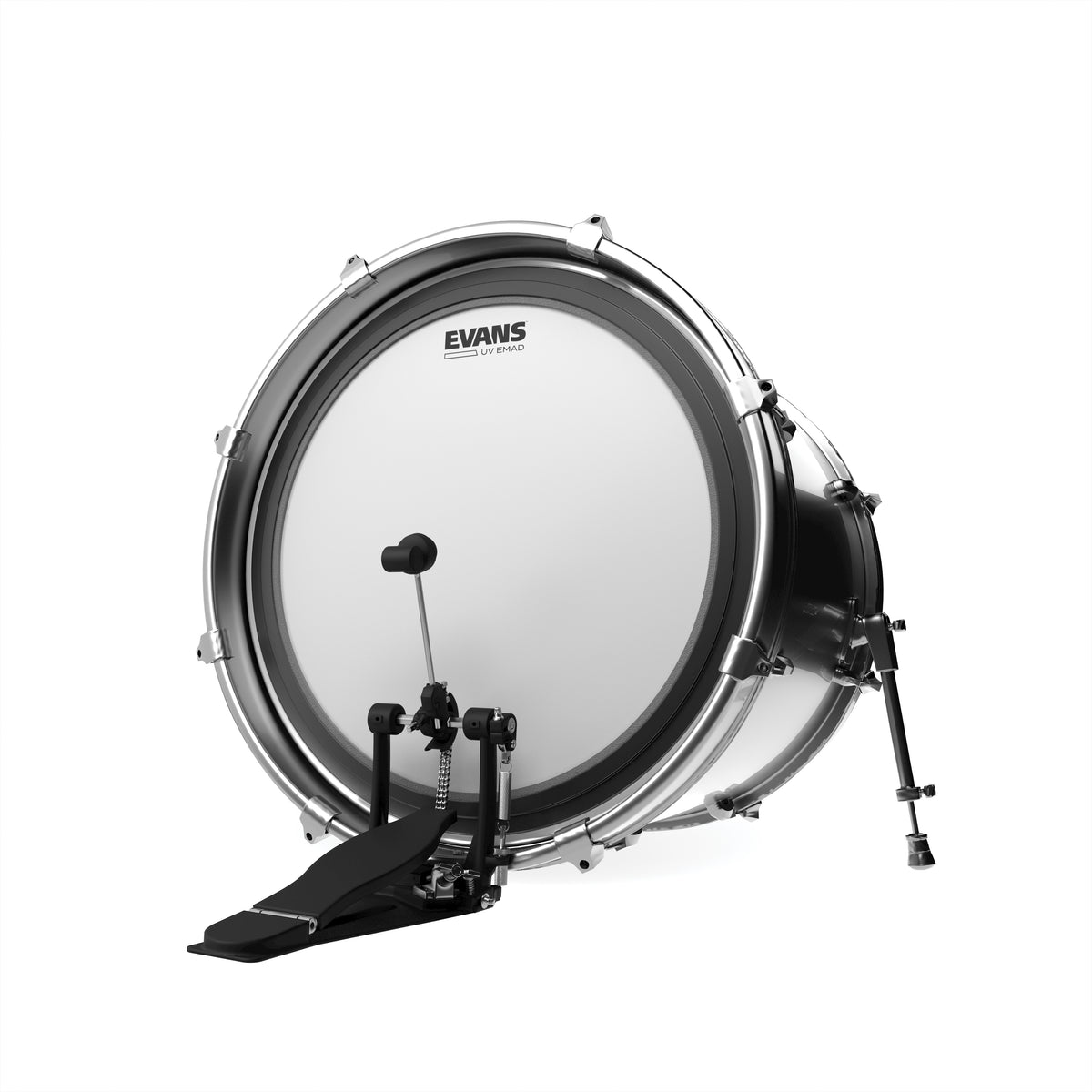 EVANS UV EMAD Coated Bass Head, 18 Inch