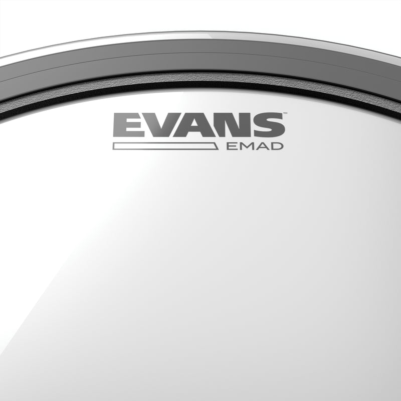EVANS EMAD Clear Bass Drum Head, 18 Inch