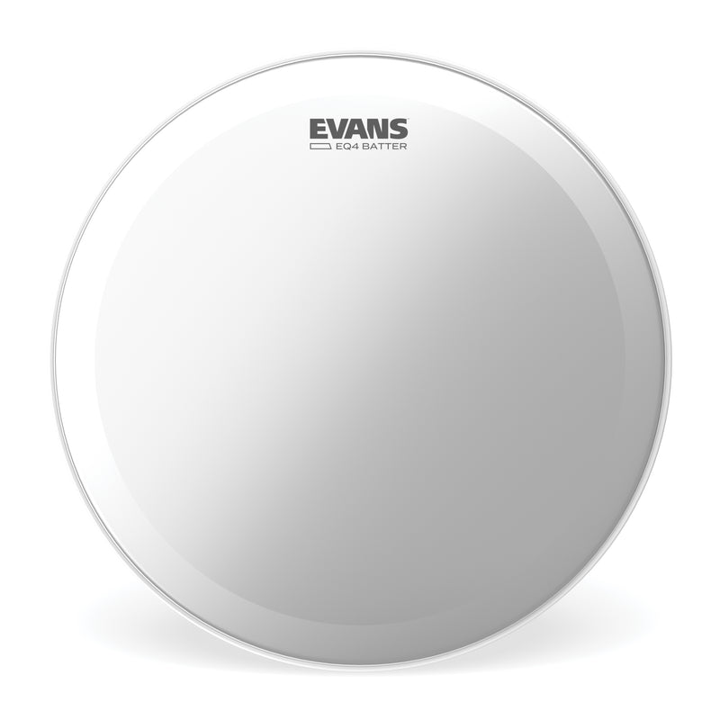 EVANS EQ4 Frosted Bass Drum Head, 18 Inch