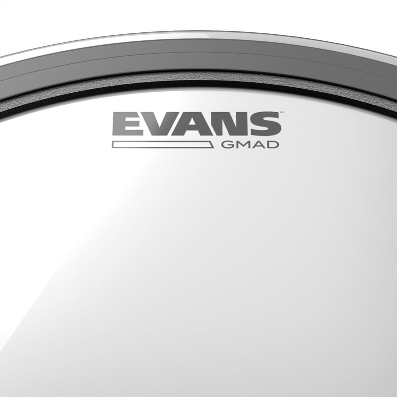 EVANS GMAD™ Clear Bass Drum Head, 18 Inch