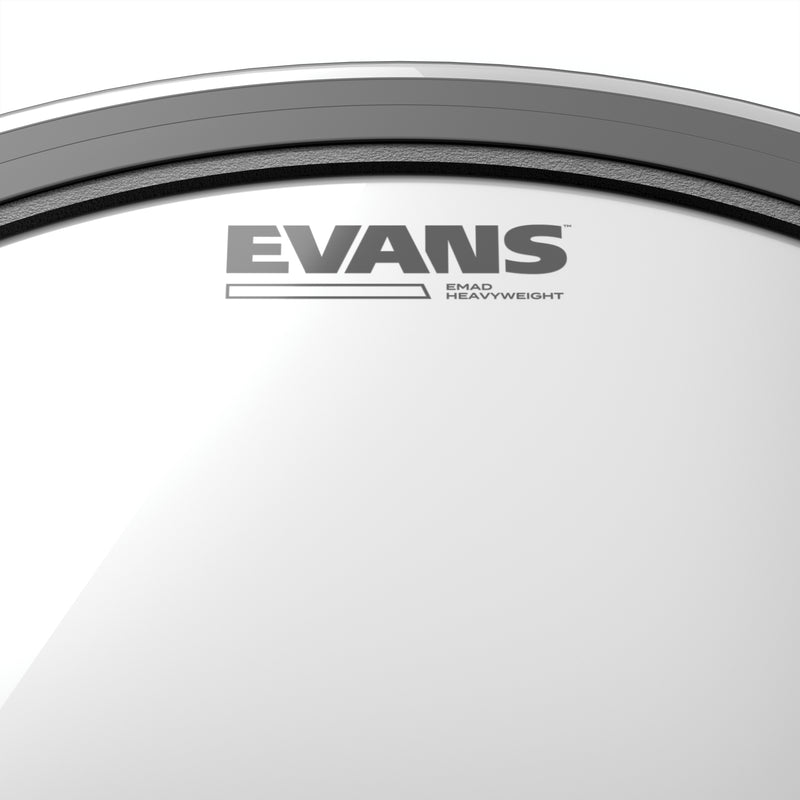 EVANS EMAD Heavyweight Clear Bass Drum Head, 20 Inch