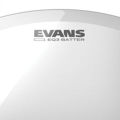 EVANS EQ3 Clear Bass Drum Head, 20 Inch