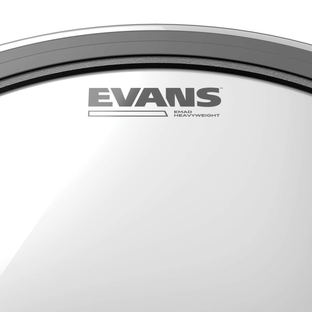EVANS EMAD Heavyweight Clear Bass Drum Head, 22 Inch