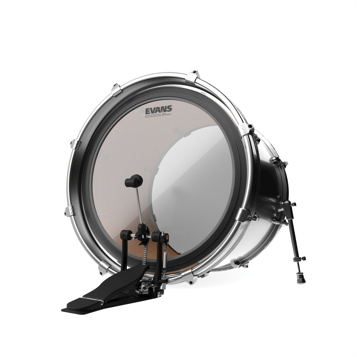 EVANS EMAD Heavyweight Clear Bass Drum Head, 22 Inch