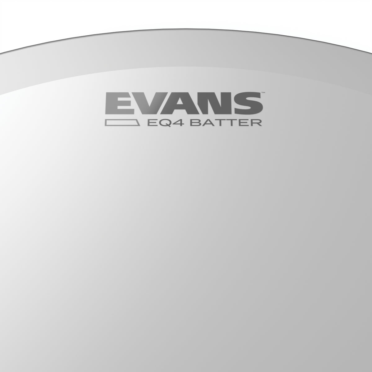 EVANS EQ4 Frosted Bass Drum Head, 22 Inch