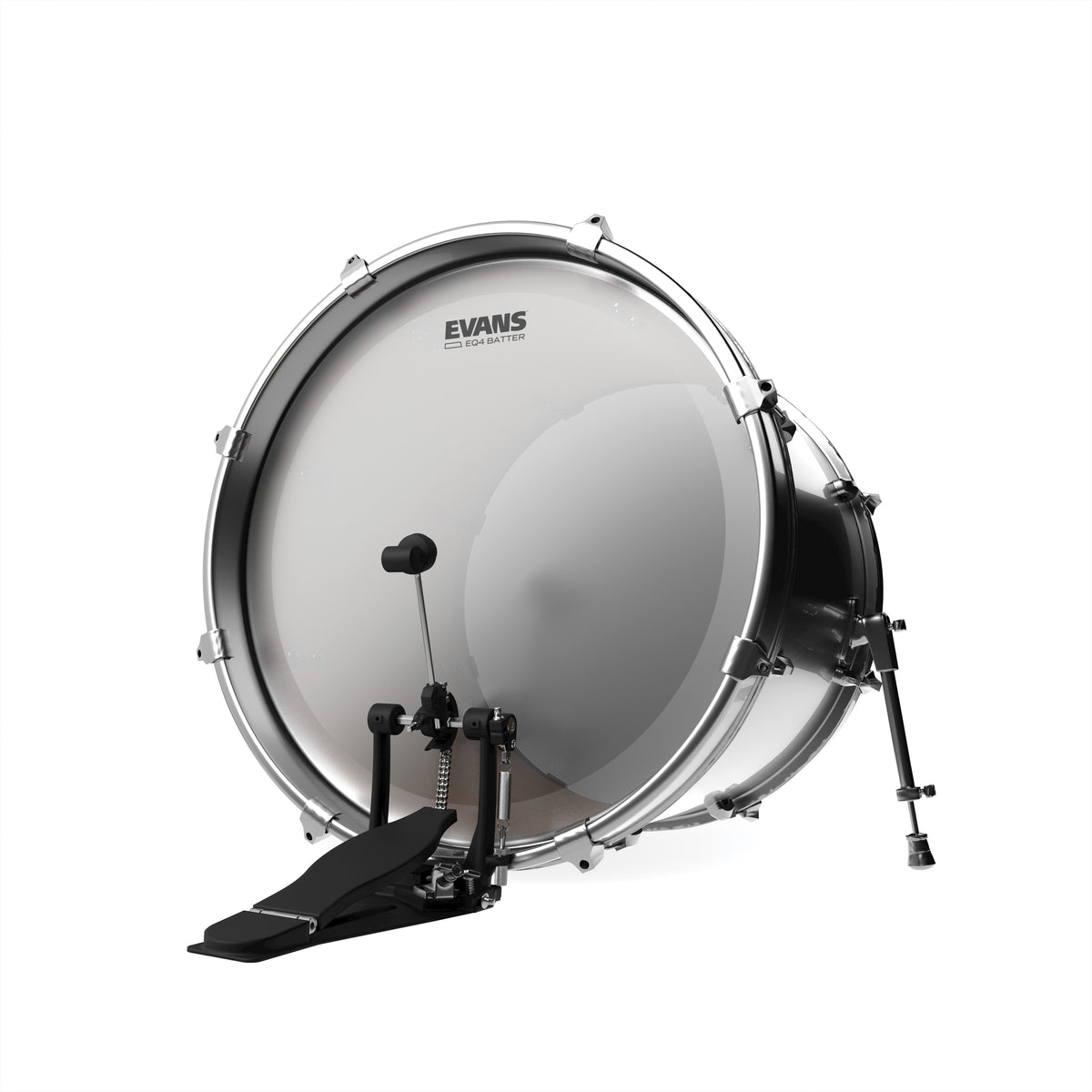 EVANS EQ4 Frosted Bass Drum Head, 22 Inch