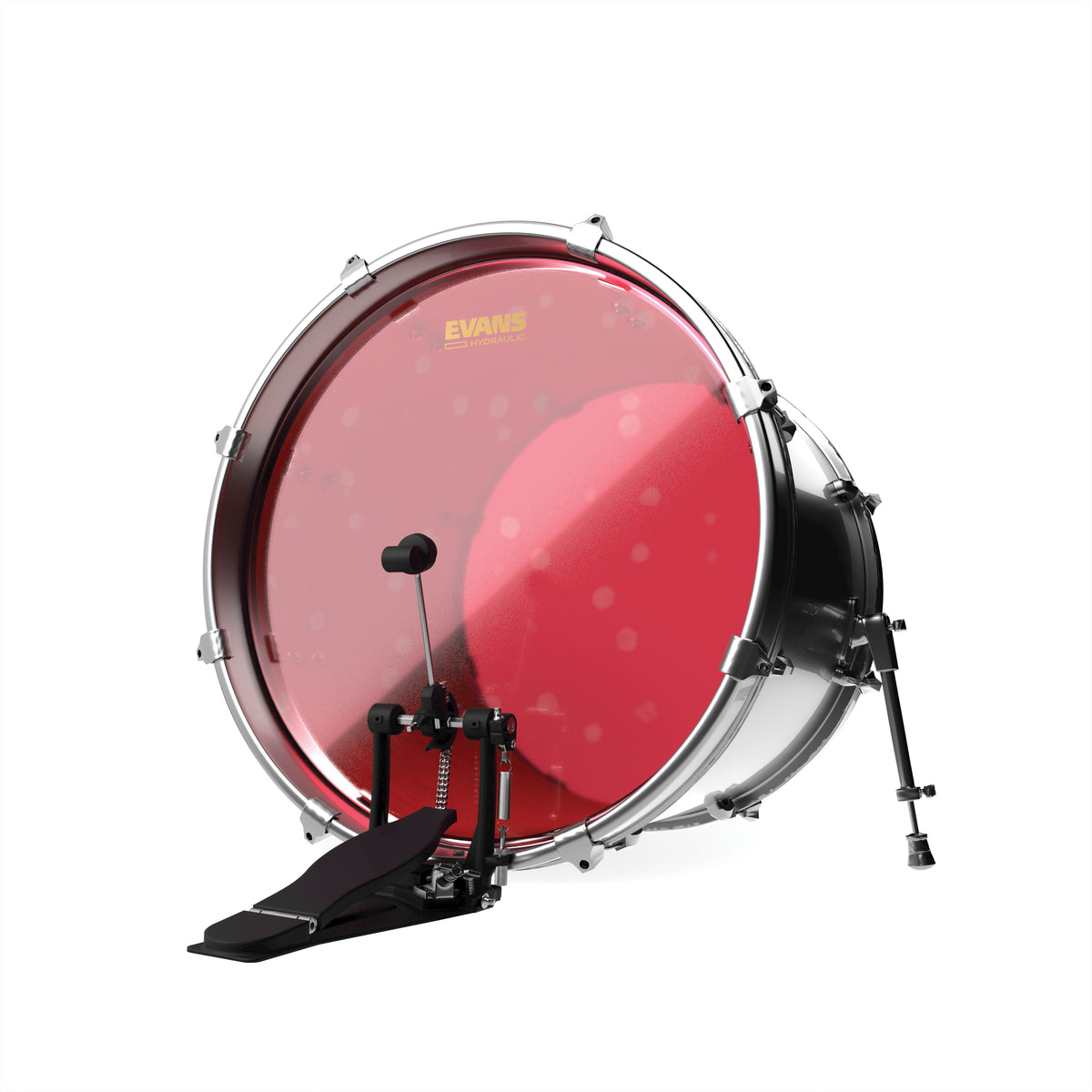 EVANS Hydraulic Red Bass Drum Head, 22 Inch
