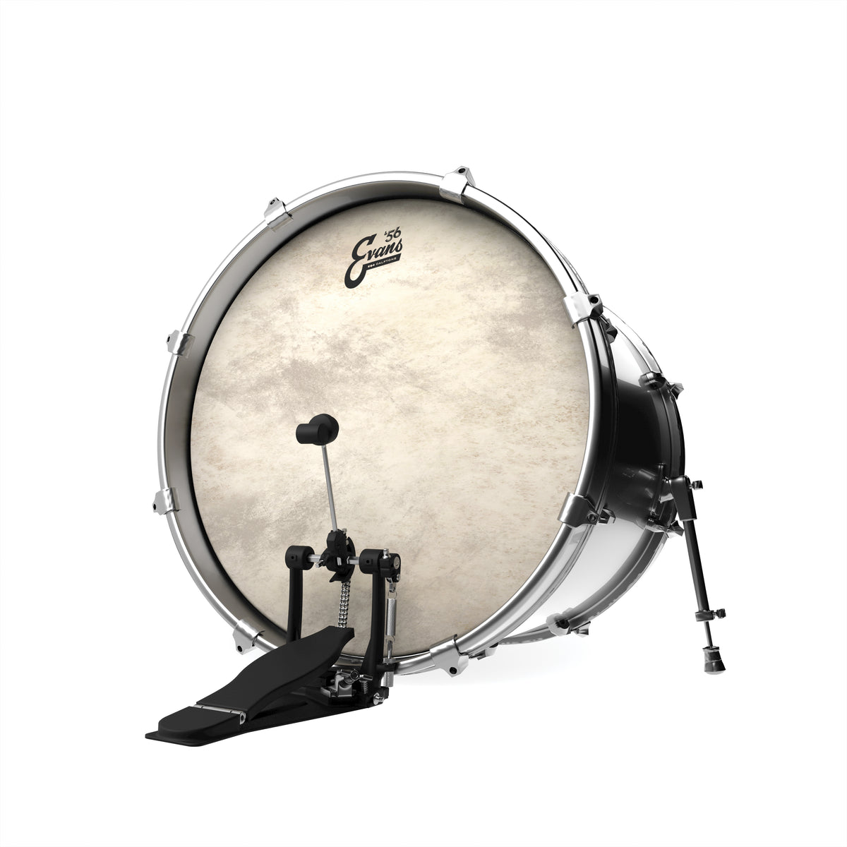 EVANS EQ4 Calftone Bass Drum Head, 24 Inch
