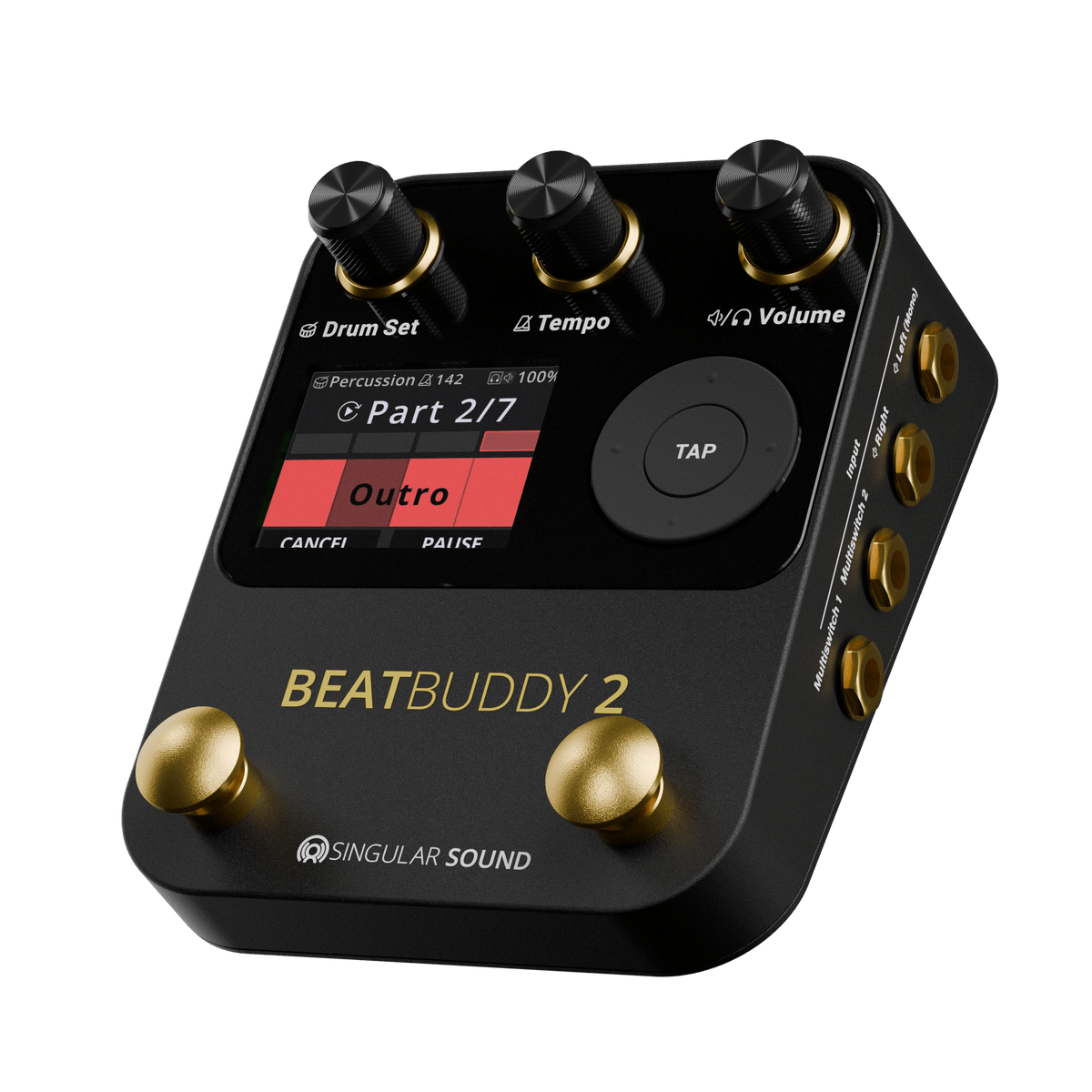 Beat Buddy 2 - SINGULAR SOUND BEATBUDDY 2 DRUM MACHINE PEDAL