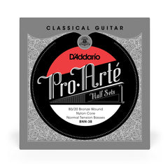 D'Addario BNN-3B Pro-Arte 80/20 Bronze on Nylon Core Classical Guitar Half Set, Normal Tension