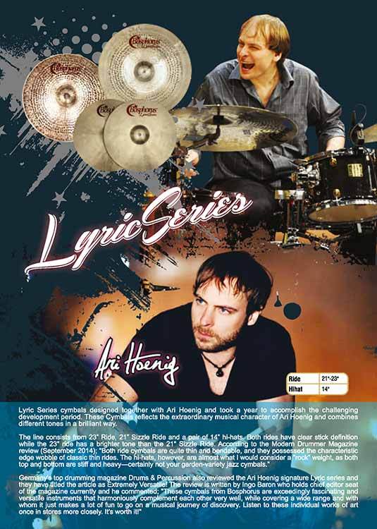 Bosphorus Lyric Series 21" Crash/Ride Cymbal