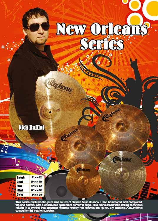 Bosphorus New Orleans Series 15" Crash Cymbal