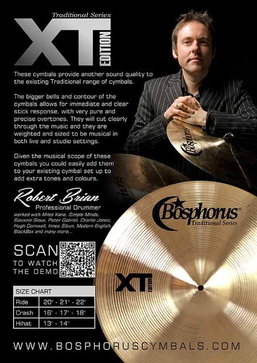 Bosphorus XT Series 16" Crash Cymbal