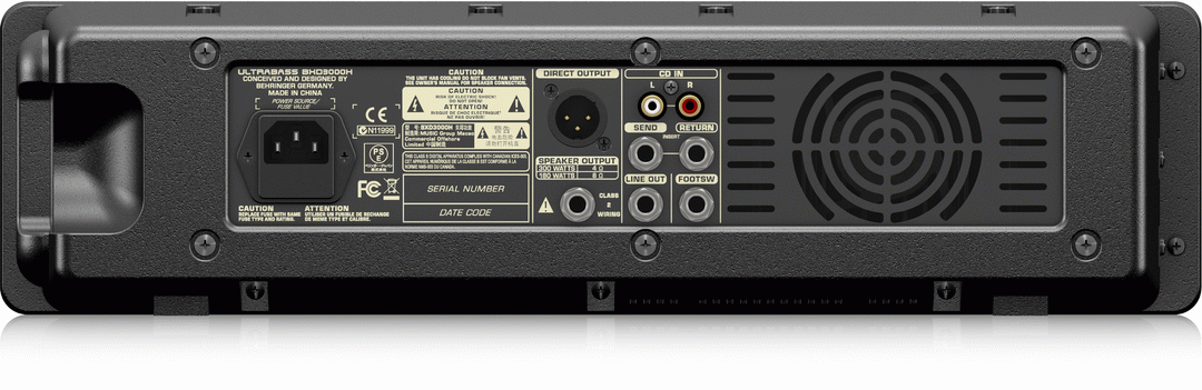 Behringer Ultrabass BXD3000H Bass Head