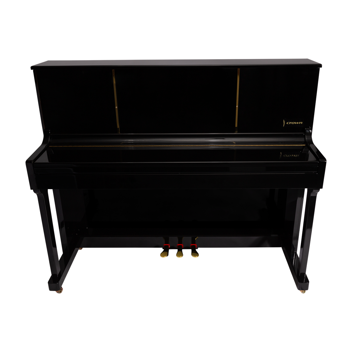 CROWN CDP-901-BLK UPRIGHT DIGITAL PIANO (Gloss Black)