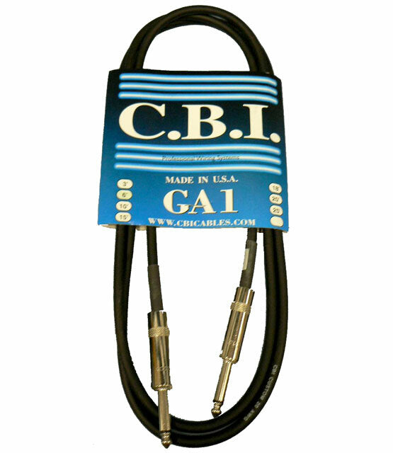 C.B.I. Cables GA1 Series 6ft Instrument Cable
