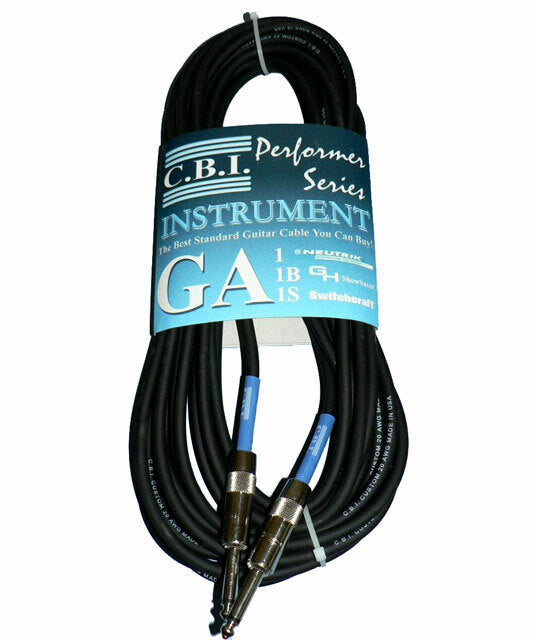 C.B.I. Cables GA1B All American Series 30ft Instrument Cable