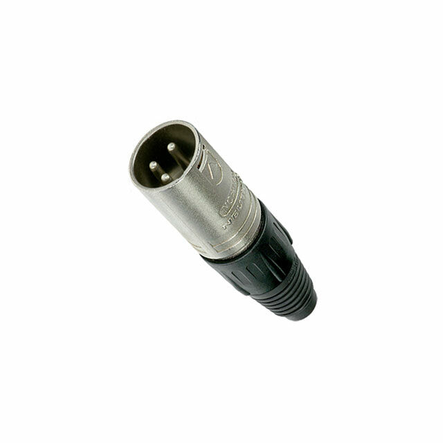 Neutrik Male XLR Cable Connector in Nickel
