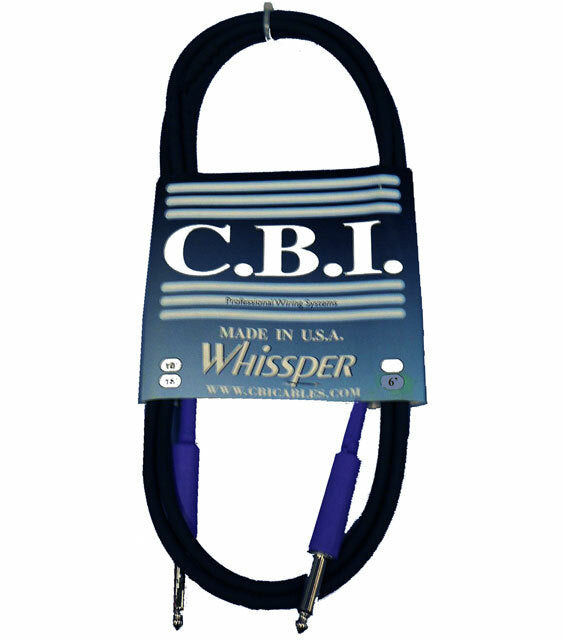 C.B.I. Cables Whissper Series 6ft Instrument Cable