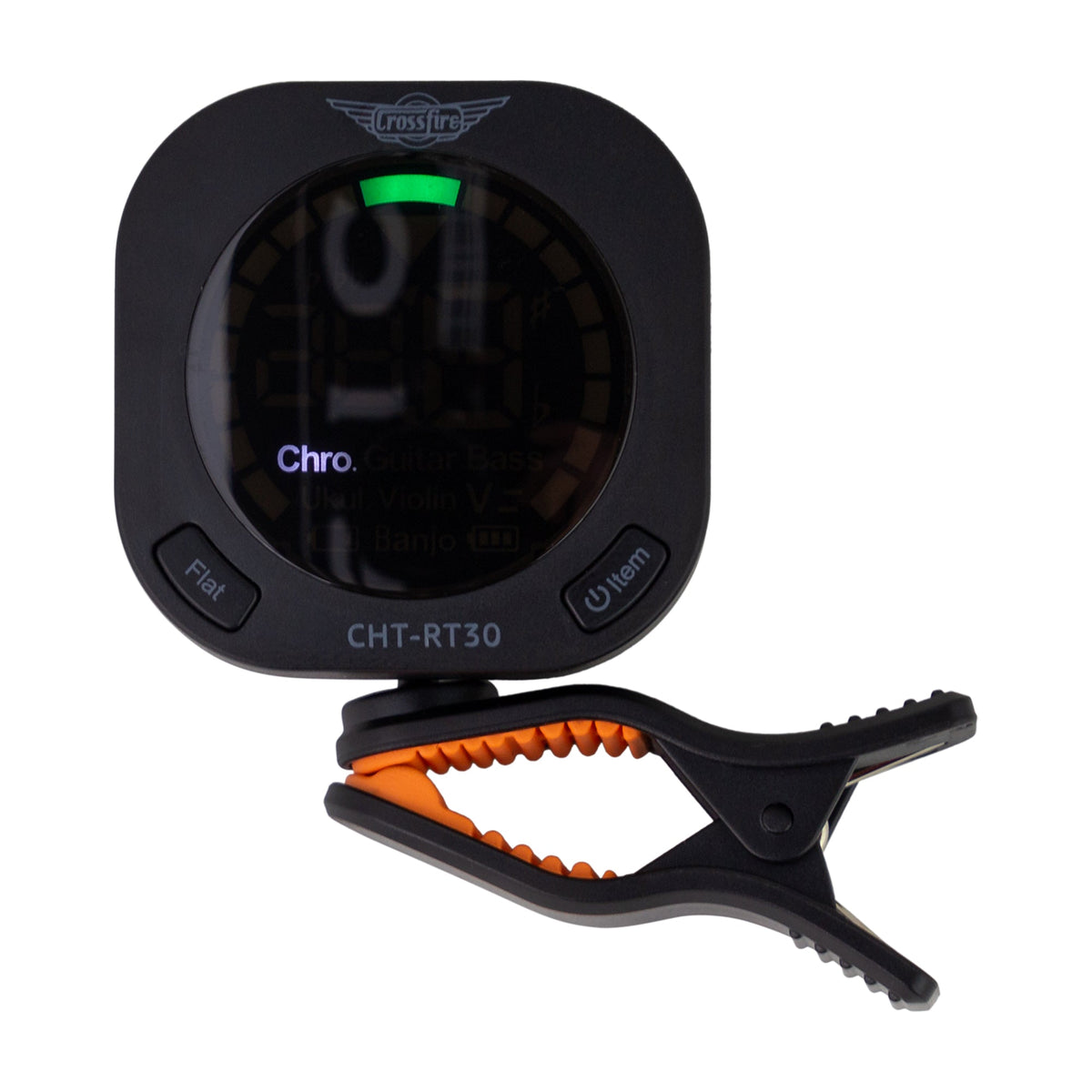 Crossfire CHT-RT30 Rechargeable Clip-On Tuner