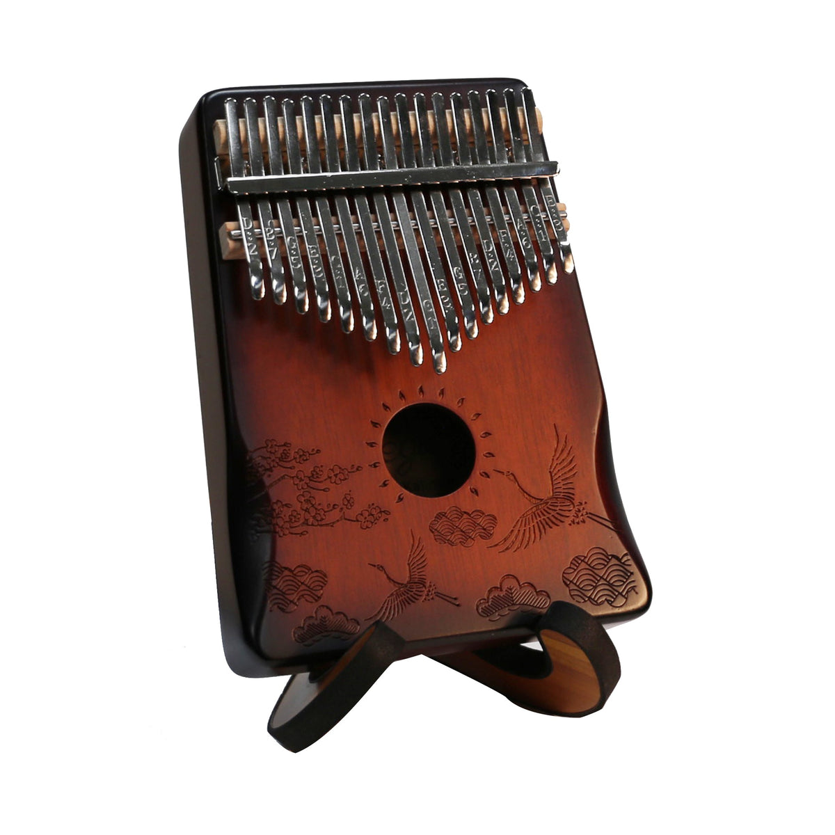 Cega 17-Key Box Kalimba CKA01-GC-NP, With Case - BrownburST