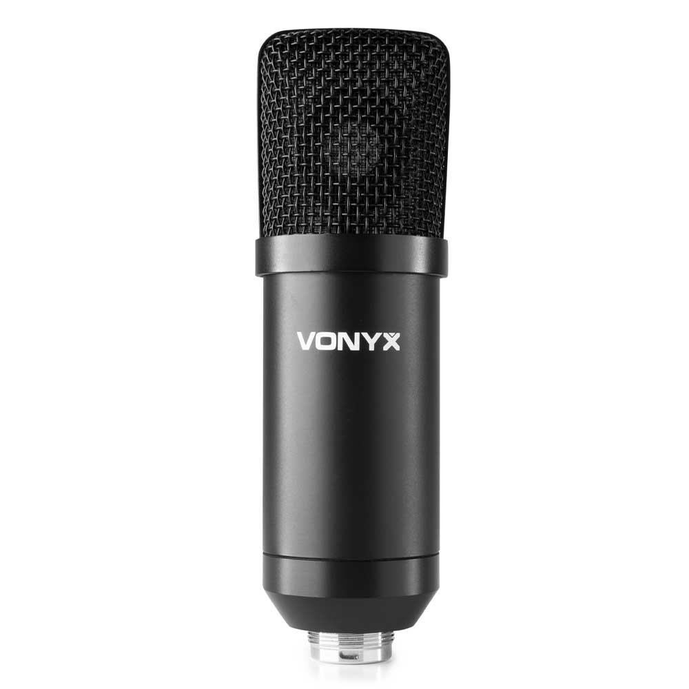 Vonyx CMS300B USB Studio Microphone Set Black