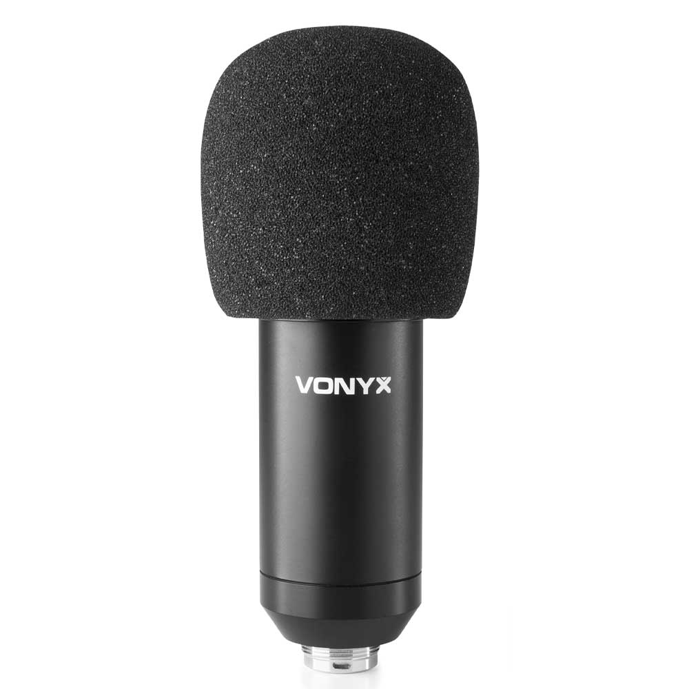 Vonyx CMS300B USB Studio Microphone Set Black