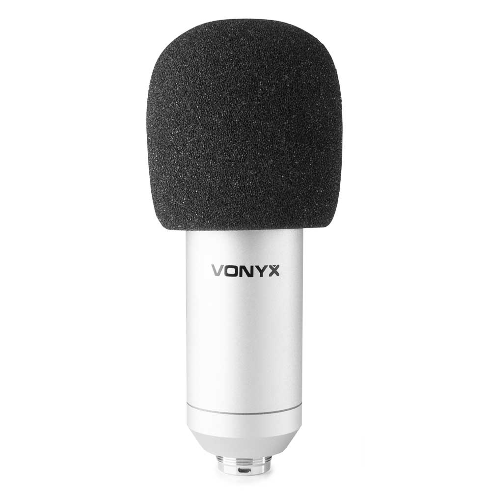 Vonyx CM300S USB Studio Microphone Silver