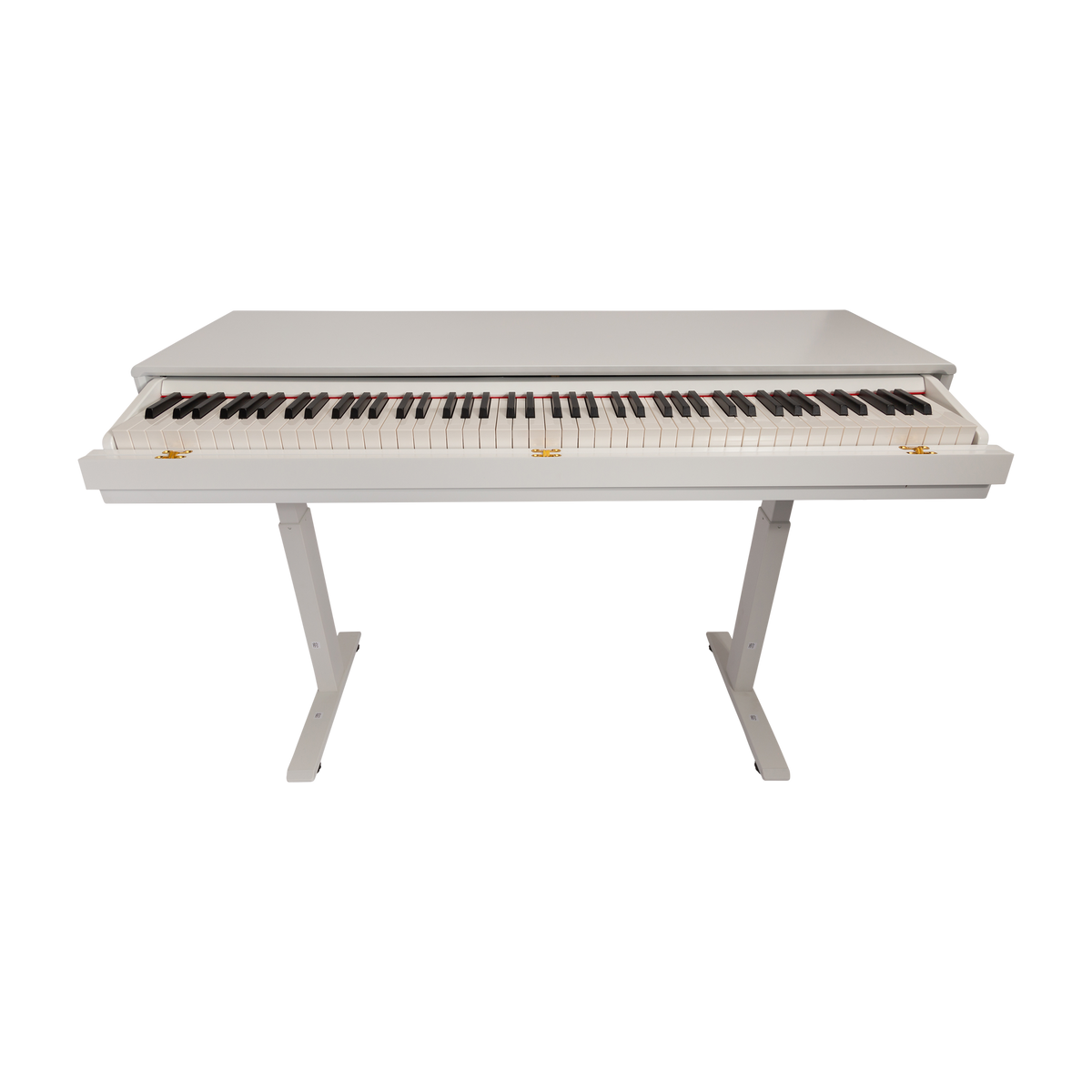 Crown CMPD-822 Height Adjustable Hideaway Digital Piano (White)
