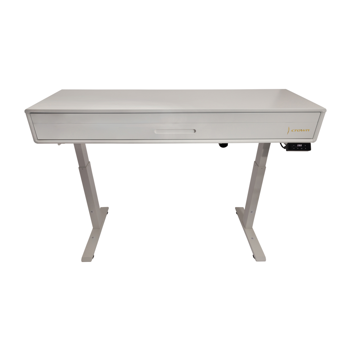 Crown CMPD-822 Height Adjustable Hideaway Digital Piano (White)