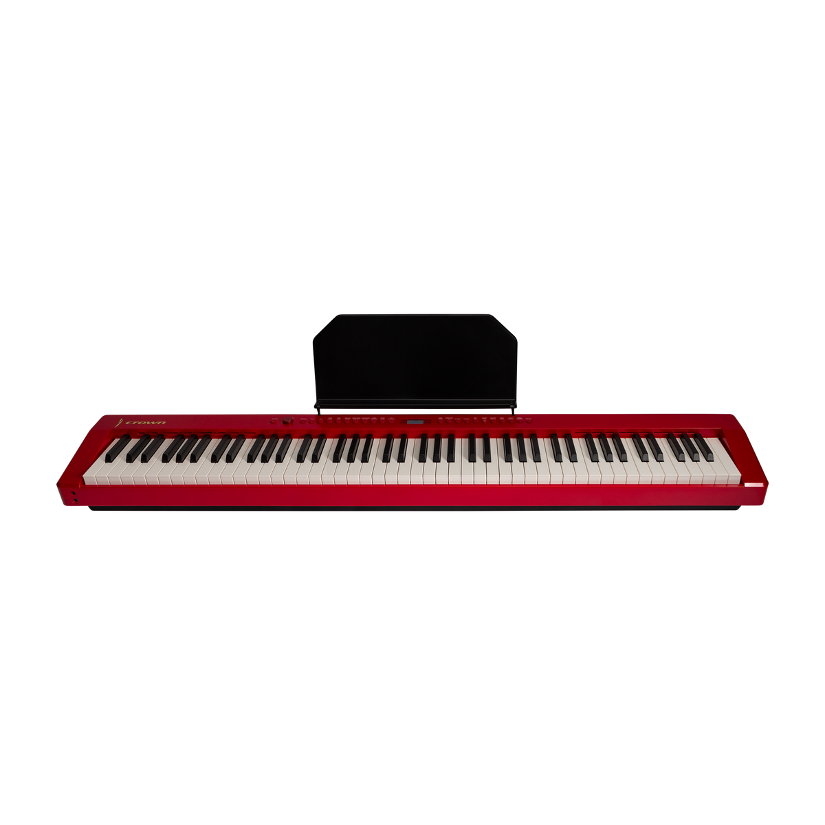 Crown CPP-811 Portable 88-Key Weighted Digital Piano (Red)