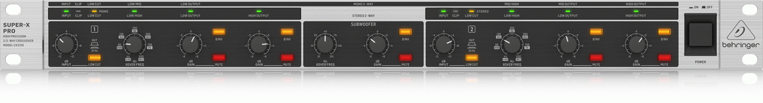 Behringer SUPER-X PRO CX2310 V2 Stereo Crossover
