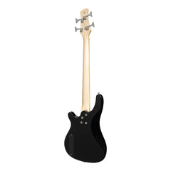 Casino '24 Series' Short Scale Tune-Style Electric Bass Guitar Set (Black)