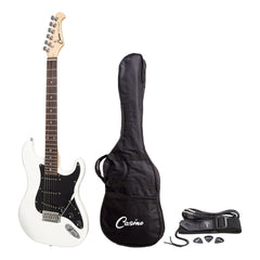 Casino ST-Style Electric Guitar Set (White)