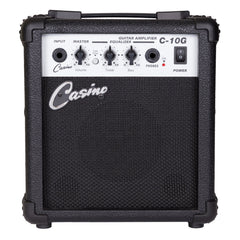 Casino ST-Style Electric Guitar and 10 Watt Amplifier Pack (Black)