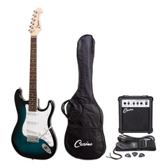 Casino ST-Style Electric Guitar and 10 Watt Amplifier Pack (Blue Sunburst)