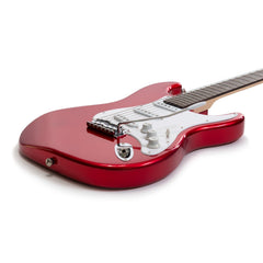 Casino ST-Style Electric Guitar and 15 Watt Amplifier Pack (Candy Apple Red)