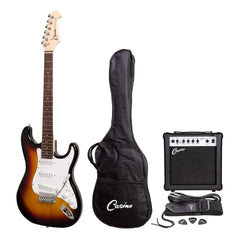 Casino ST-Style Electric Guitar and 15 Watt Amplifier Pack (Sunburst)