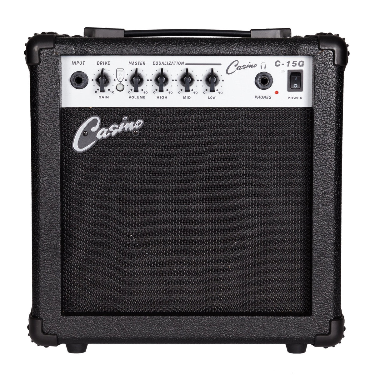 Casino ST-Style Left Handed Electric Guitar and 15 Watt Amplifier Pack (Sunburst)