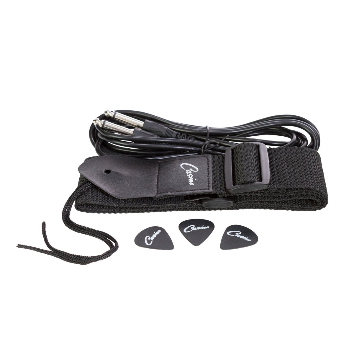 Casino ST-Style Left Handed Electric Guitar and 15 Watt Amplifier Pack (Sunburst)
