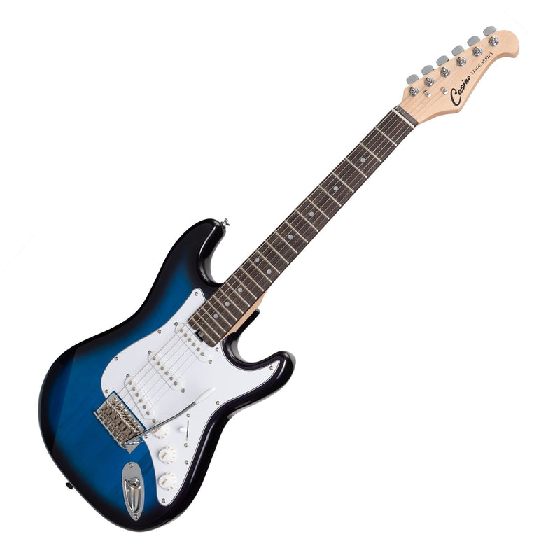 Casino ST-Style Short Scale Electric Guitar Set (Blueburst)