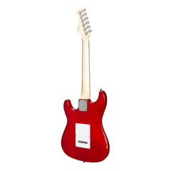 Casino ST-Style Short Scale Electric Guitar Set (Transparent Wine Red)