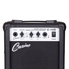 Casino ST-Style Short Scale Electric Guitar and 10 Watt Amplifier Pack (Black)