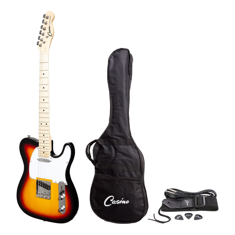 Casino TE-Style Electric Guitar Set (Sunburst)