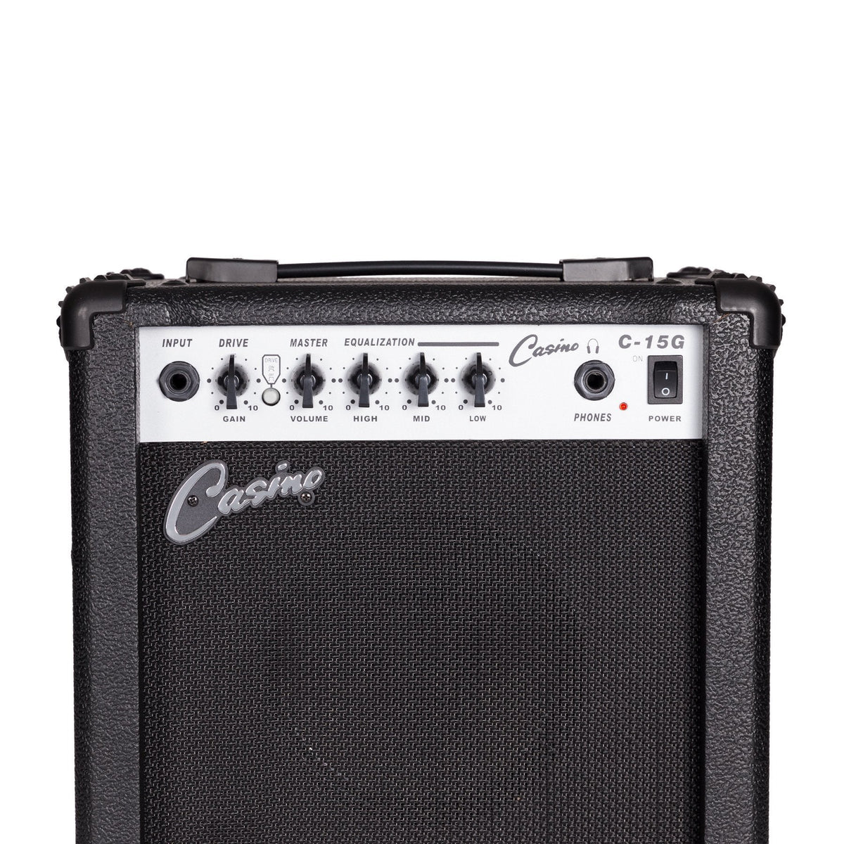 Casino TE-Style Left Handed Electric Guitar Set and 15 Watt Amplifier Pack (Natural Gloss)