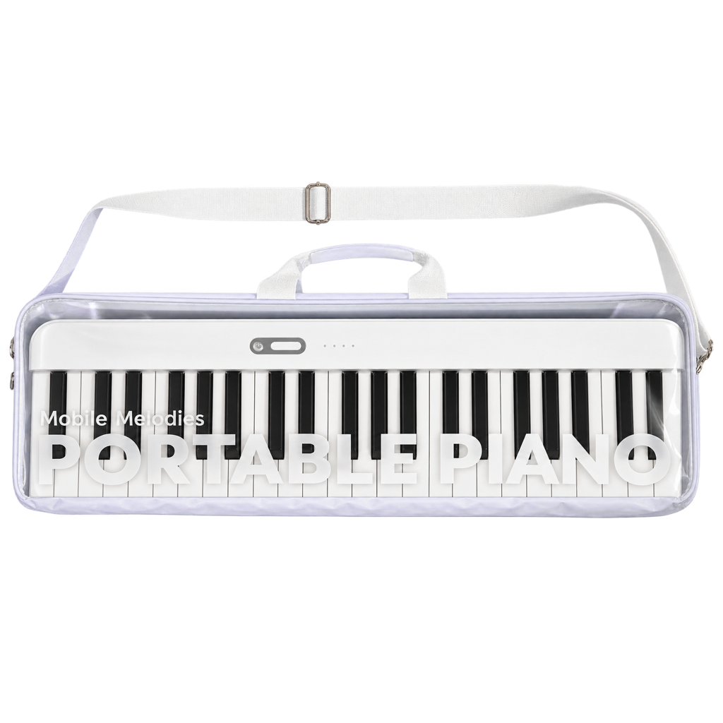 Crown Portable Magnetic Split Digital Piano (White)
