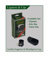 J Michael Clarinet Leather Ligature & Mouthpiece Cap