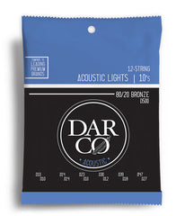 Darco Acoustic 80/20 Bronze Extra Light 12-String Guitar String Set (10-47)
